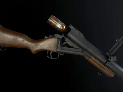 M79 grenade launcher 3D model