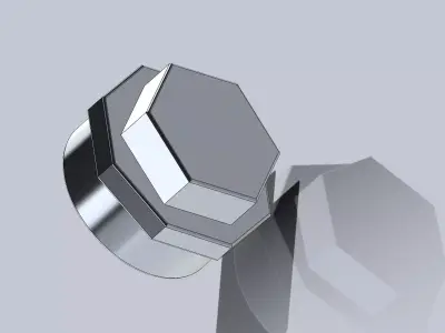 A5M4 Propeller hub 3D print model