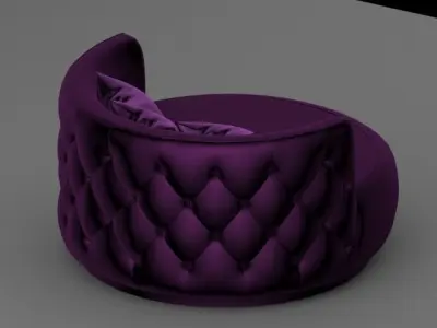 OSCAR LOVE SEAT Free 3D model