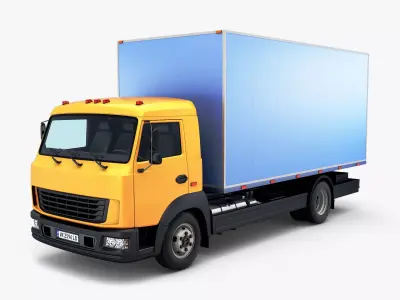 Truck Box v 1 3D model