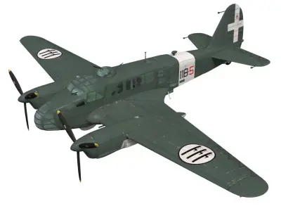 Caproni Ca314 3D model