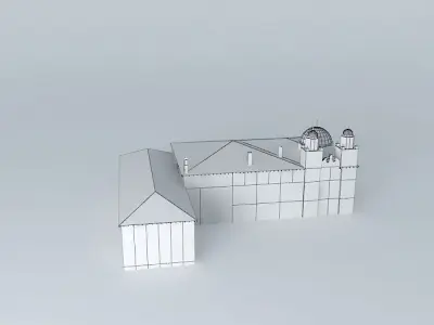 Ancient and great Church 3D model