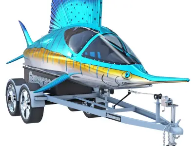 Jet Ski Seabreacher Salefish 3D model