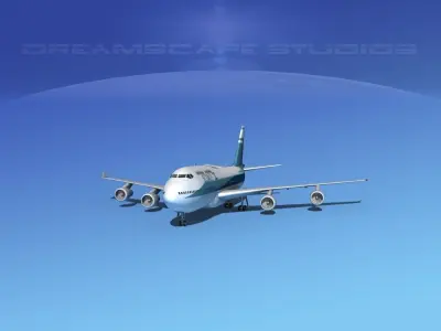 Boeing 747-400 E Al 3D model