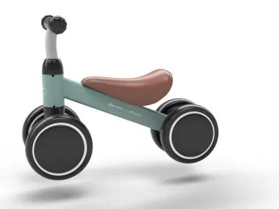 Baby cycle Low-poly 3D model