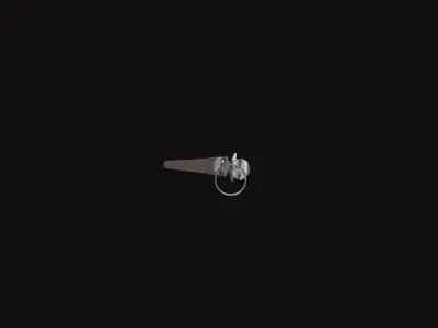 Medieval Flail Low-poly 3D model