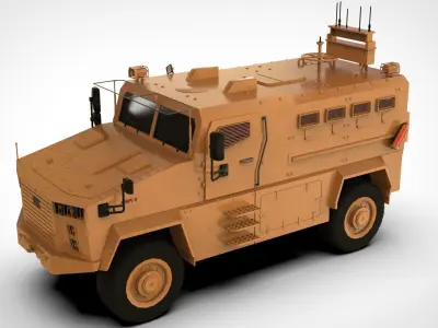 BMC Kirpi 2 Low-poly 3D model