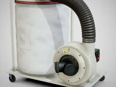 Sawdust Collector - JET 01 Clean Low-poly 3D model