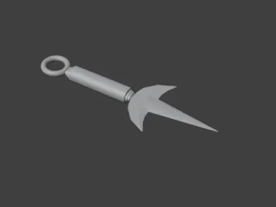 Raijin Dagger Low-poly 3D model