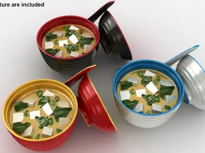 Miso Soup 3D model