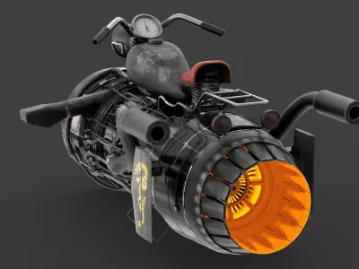 Jetbike -001 3D model