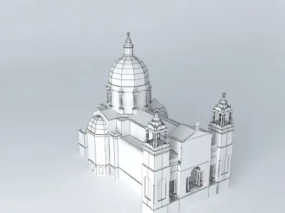 Metropolitan Cathedral of Porto Alegre Free 3D model