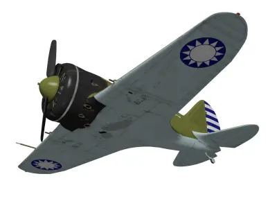 Polikarpov I-16 Rata Type18 3D model