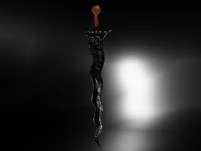 Keris Dagger 3D model