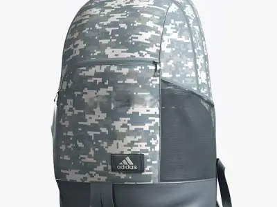 Sport Backpack  Low-poly 3D model