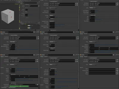 Houdini - Power Asset Shooter System Low-poly 3D model