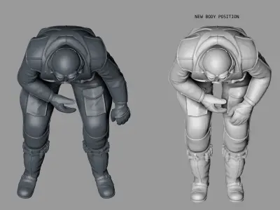 Pilot Me-109 3D print model