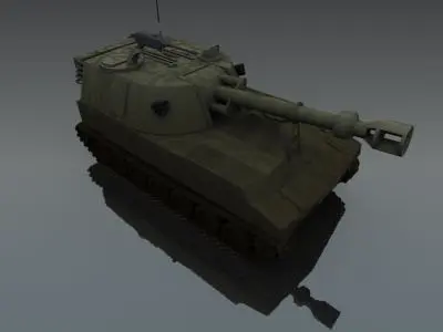 M109 Self Propelled Gun 3D model