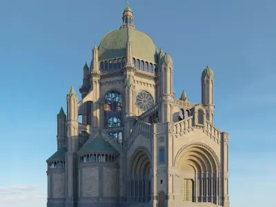 Royal Sainte Marie Church in Brussel Belgium 3D model