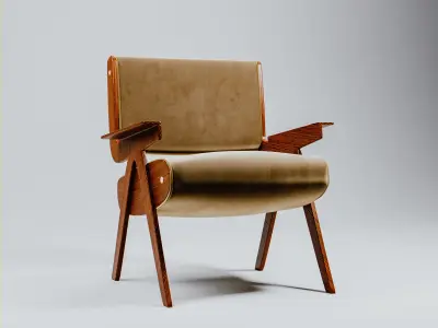 Modern chairs and furniture pack Free 3D model