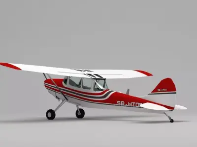Cessna  Bird Dog 3D model