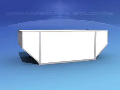 IATA 28G Air Cargo Container  Low-poly 3D model