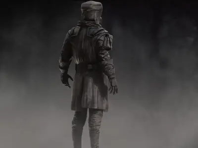 Ursus Soldier Low-poly 3D model