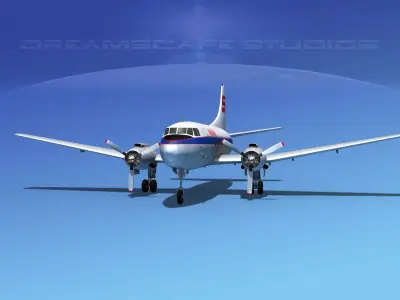 Martin 404 Southeast Airlines 1 3D model