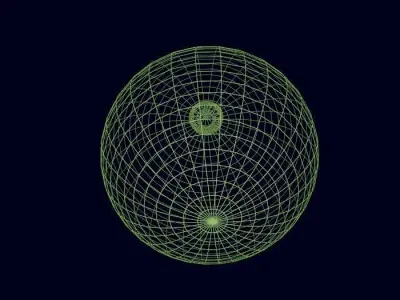 3D Christmas tree ball Decoration Free Free low-poly 3D model