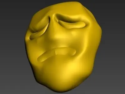 Sad Mask 3D model purchase