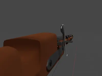 Matchlock Gun Free 3D model