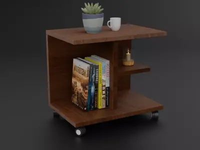 Modern Shelve Free 3D model