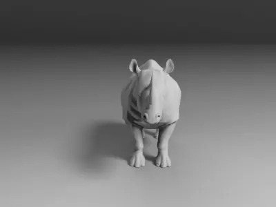 Rhino mouse 3D model