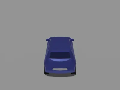 Low Poly Car SUV Low-poly 3D model