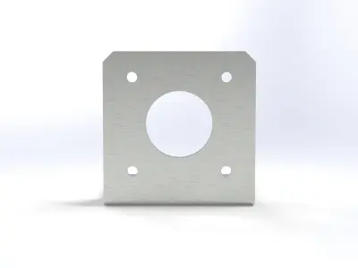 Stepper motor holder NEMA 17 3D model