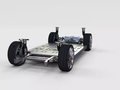 Tesla Model S Chassis rev 3D model