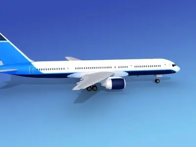 Boeing 757-200 Corporate 6 3D model