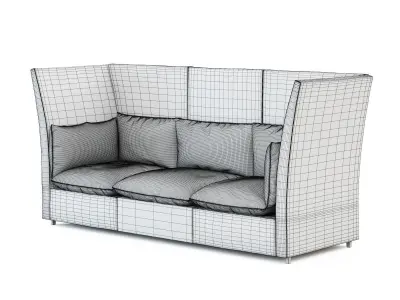 Sofa Asnaghi Timeless 3D model