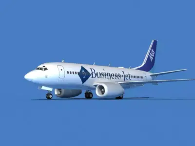 Boeing 737 MAX 7 ANA Business Jet 3D model