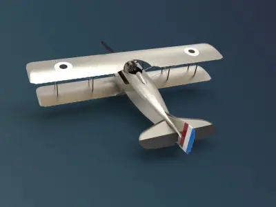 SPAD S XIII 3D model