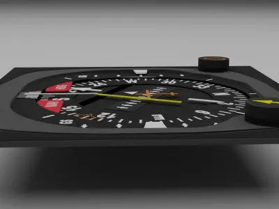 Horizontal Situation Indicator 3D model