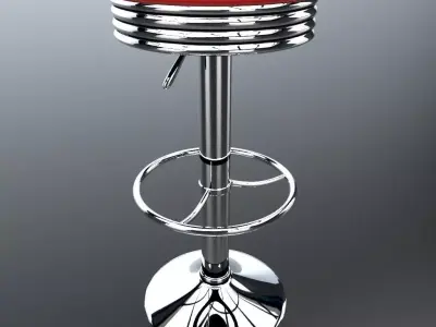 Diner Stool Free 3D model