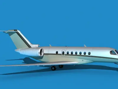 Cessna Citation C700 Longitude V10 3D model