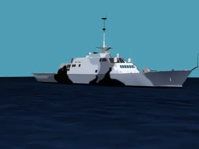 Freedom Class Blk 1 LCS-1 USS Freedom 3D model