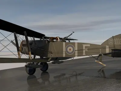 Bristol F-2B 3D model