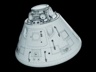 Apollo 10 Command Module 3D model
