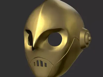 Power Rangers Zeo Cog Mask Stl 3D Print file 3D print model