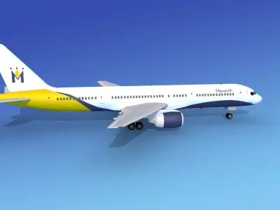 Boeing 757-200 Monarch 2 3D model
