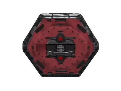 Scifi Alarm Glacies 3D model