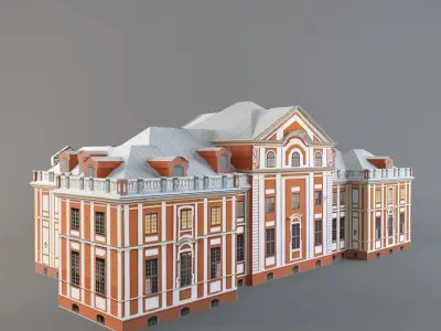 Kikin Chamber Low-poly 3D model